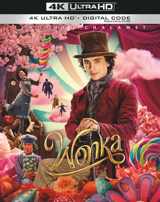 Wonka 4K UHD Code (Movies Anywhere)