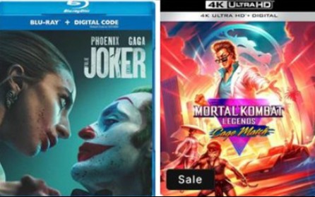 Bundle Sale - Joker HD and Mortal Kombat Legends - Cage Match 4K