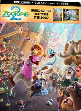 Zootopia 2 4K Digital Code (Movies Anywhere)
