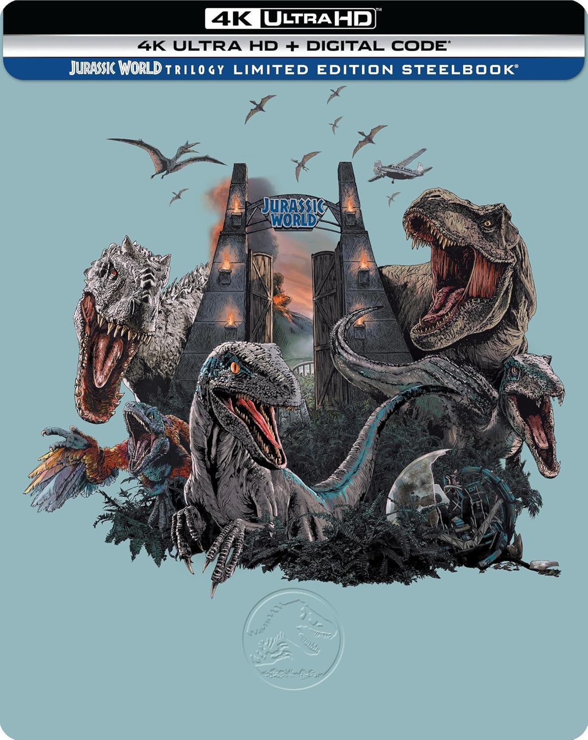 Jurassic World Trilogy 4K UHD Code (Movies Anywhere), 4K quality with Dolby Vision HDR and Dolby Atmos audio