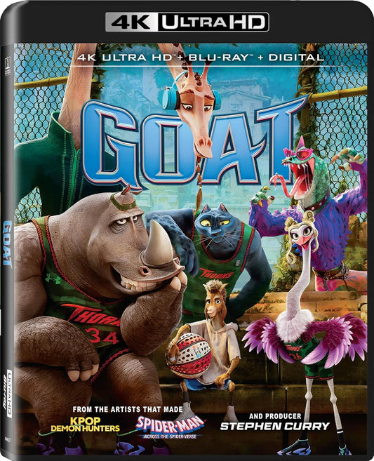 GOAT 4K Digital Code (Movies Anywhere)