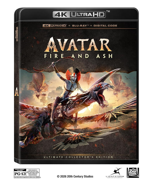 Avatar: Fire And Ash 4K UHD Code (Movies Anywhere)
