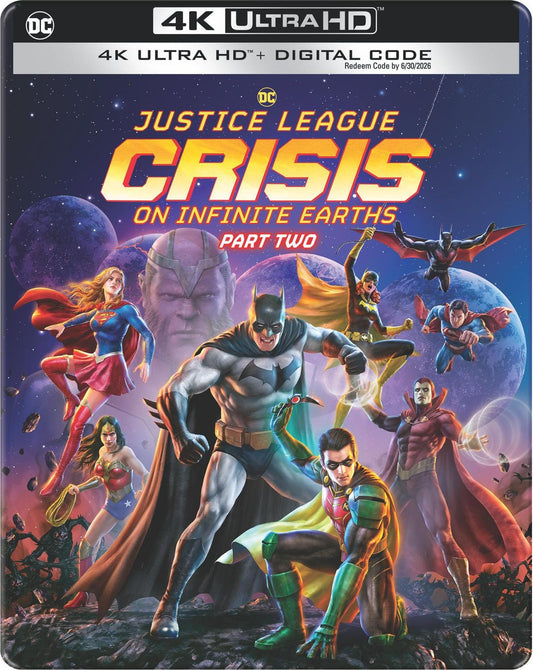Justice League: Crisis on Infinite Earths, Part 2 4K UHD Code (Movies Anywhere)