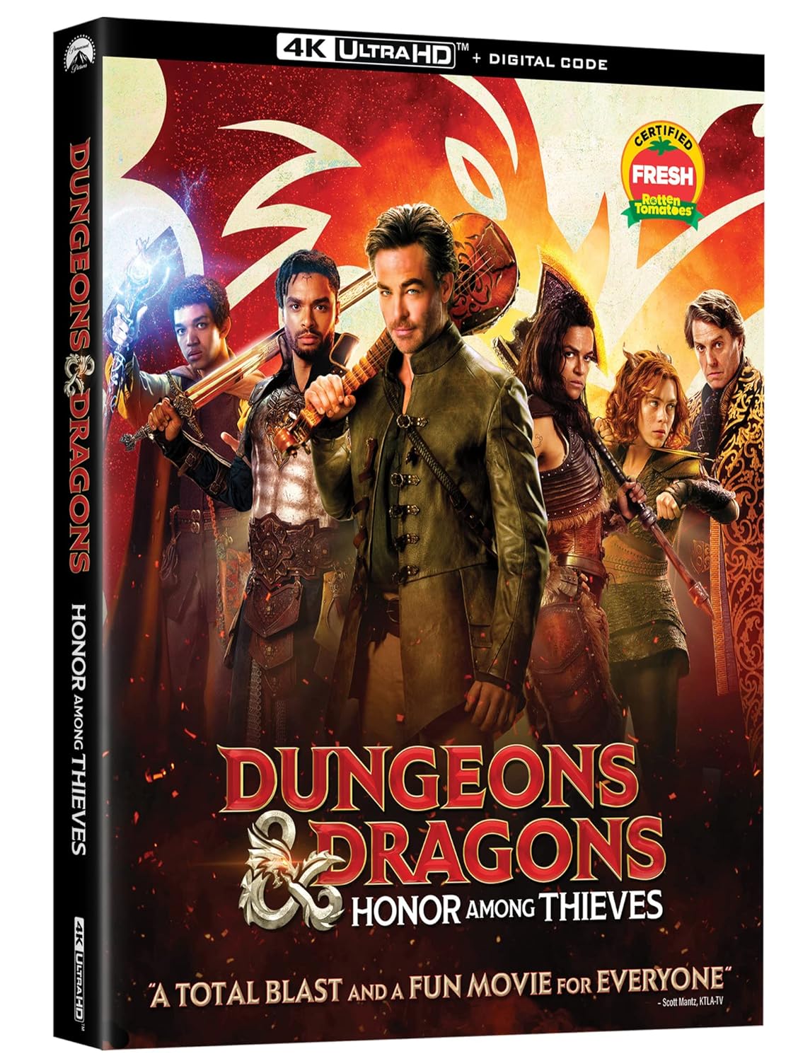 DUNGEONS & DRAGONS: HONOR AMONG THIEVES 4K UHD Code (Vudu and iTunes)