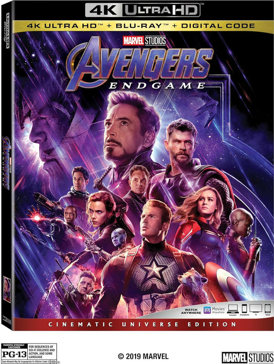 Avengers: Endgame 4K UHD Code (Movies Anywhere)
