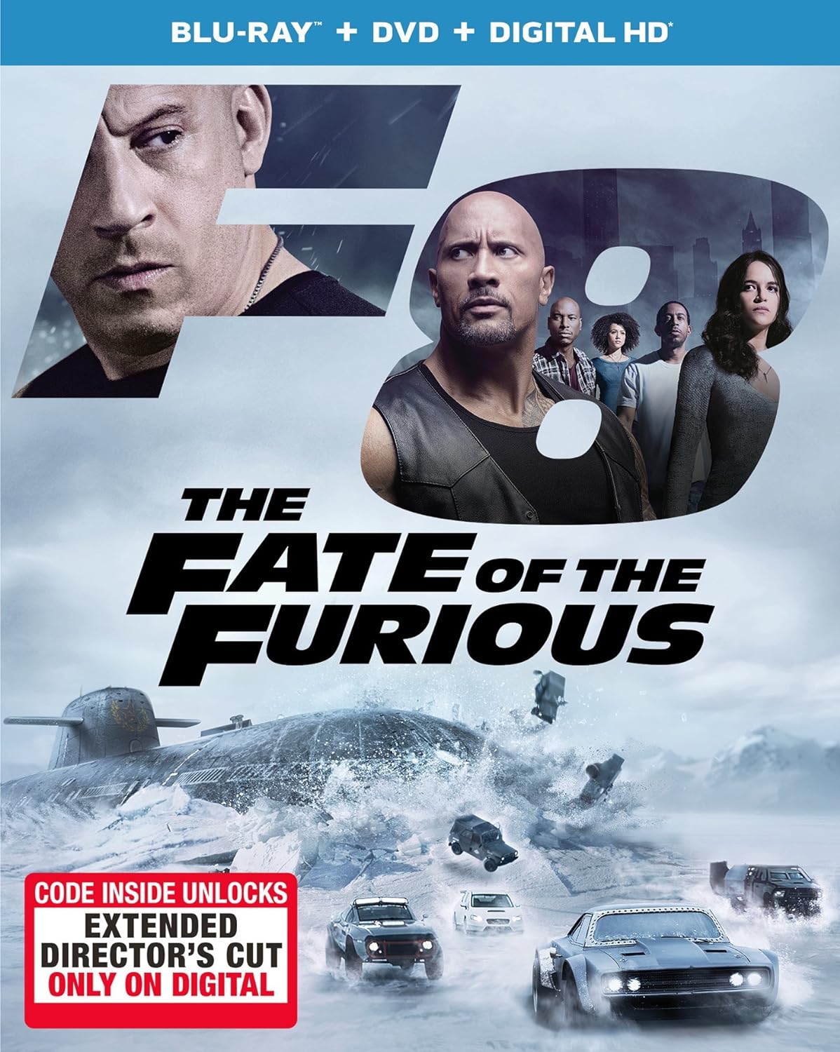 The Fate of the Furious (Extended Director's Cut) HD Code (Movies Anywhere)