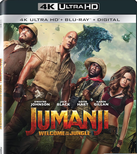 Jumanji: Welcome to the Jungle 4K UHD Code (Movies Anywhere)