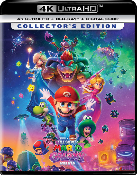 The Super Mario Galaxy Movie 4K UHD Code (Movies Anywhere), code will be sent out on 6/17