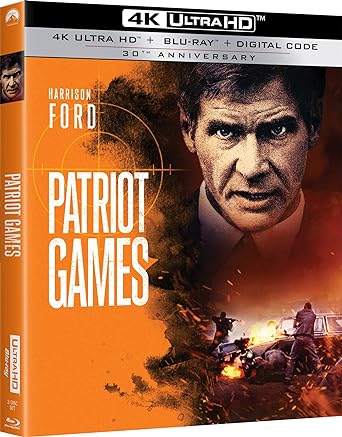 Patriot Games 4K UHD Digital Code (iTunes/Vudu)