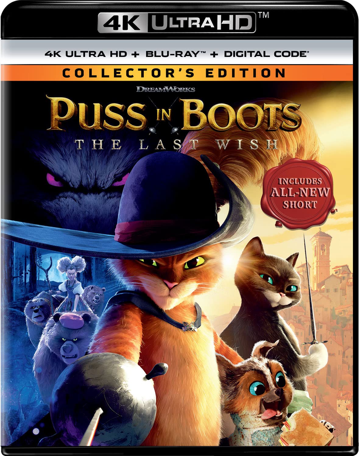 Puss in Boots Last Wish 4K UHD Code (Movies Anywhere)