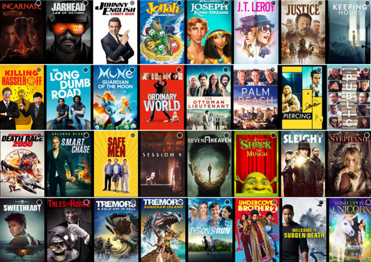 10 Movies Anywhere digital codes, each code redeems one movie from a list of 65 movies