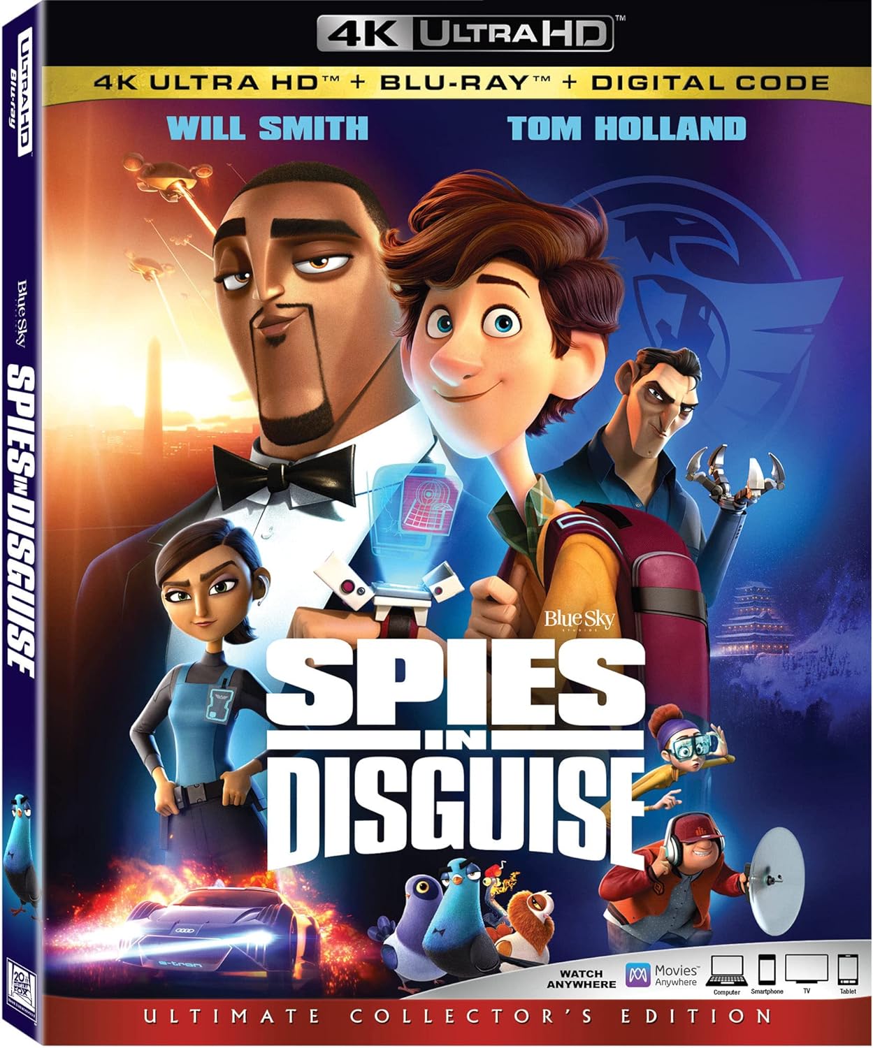 Spies in Disguise 4K UHD Code (Movies Anywhere)