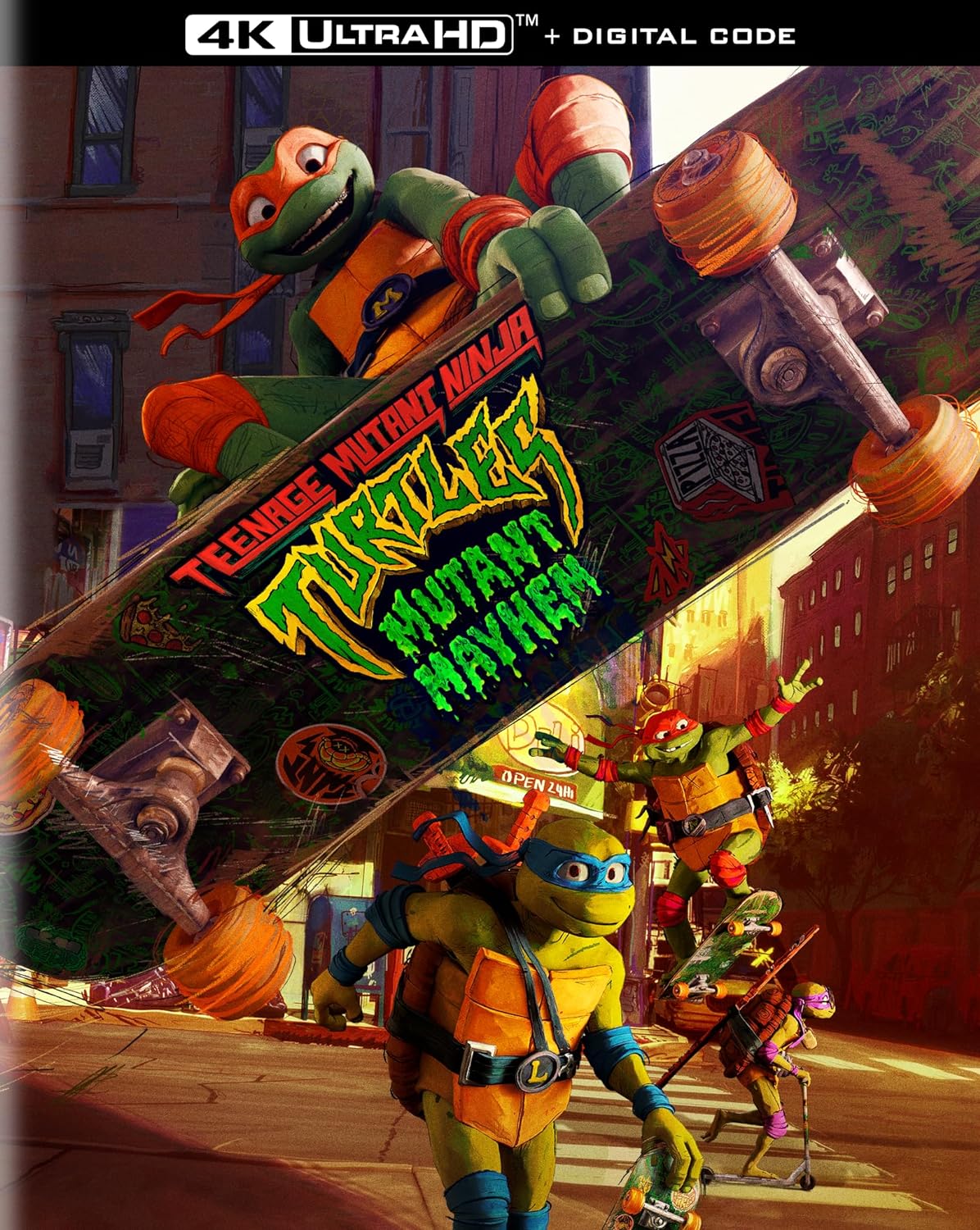 Teenage Mutant Ninja Turtles: Mutant Mayhem 4K UHD Code (Vudu or iTunes)